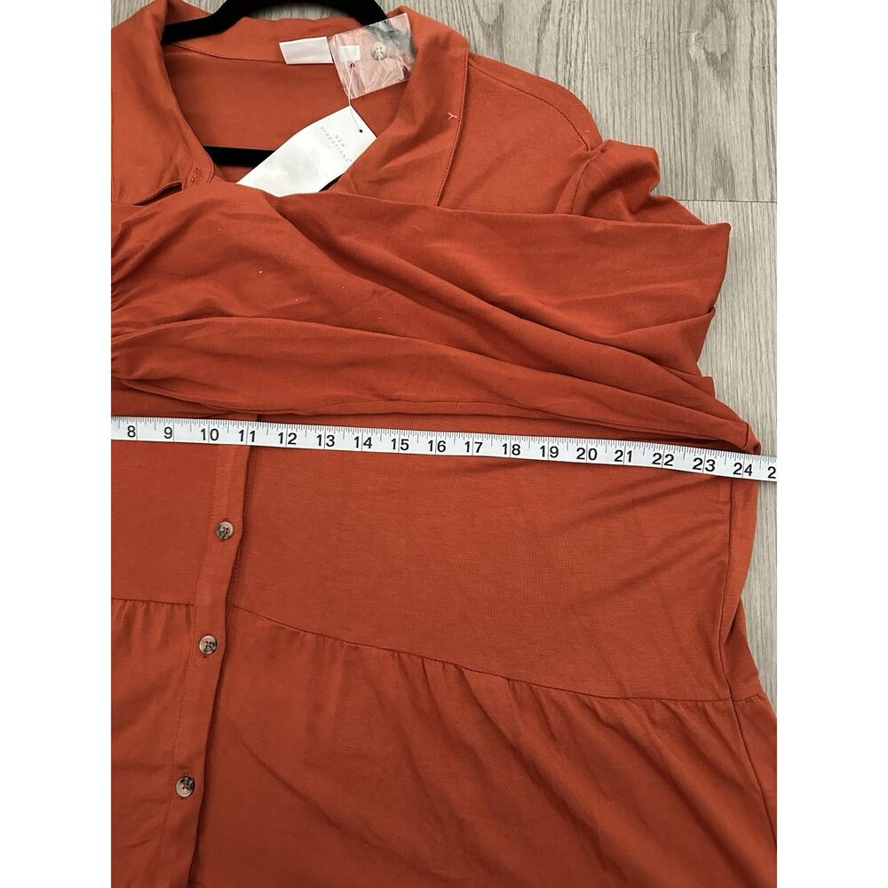 New Directions Shirt Dress Get ready for autumn Size 3X Plus - Picture 9 of 10